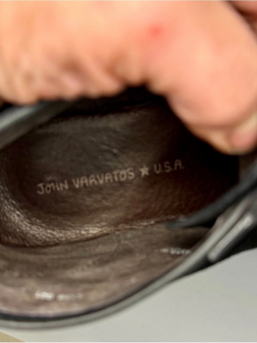 John Varvatos Star Chukka Boots Mens 9 Black Suede Hipster Preppy Urban MI USA - Picture 6 of 11